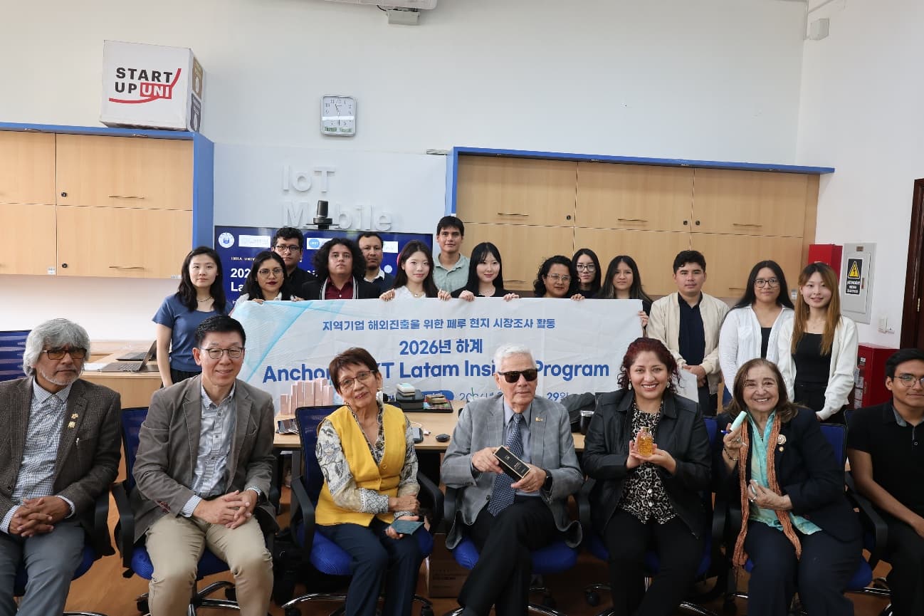 La UNI fortalece vínculos de innovación con Corea del Sur junto a KOICA e INHA University