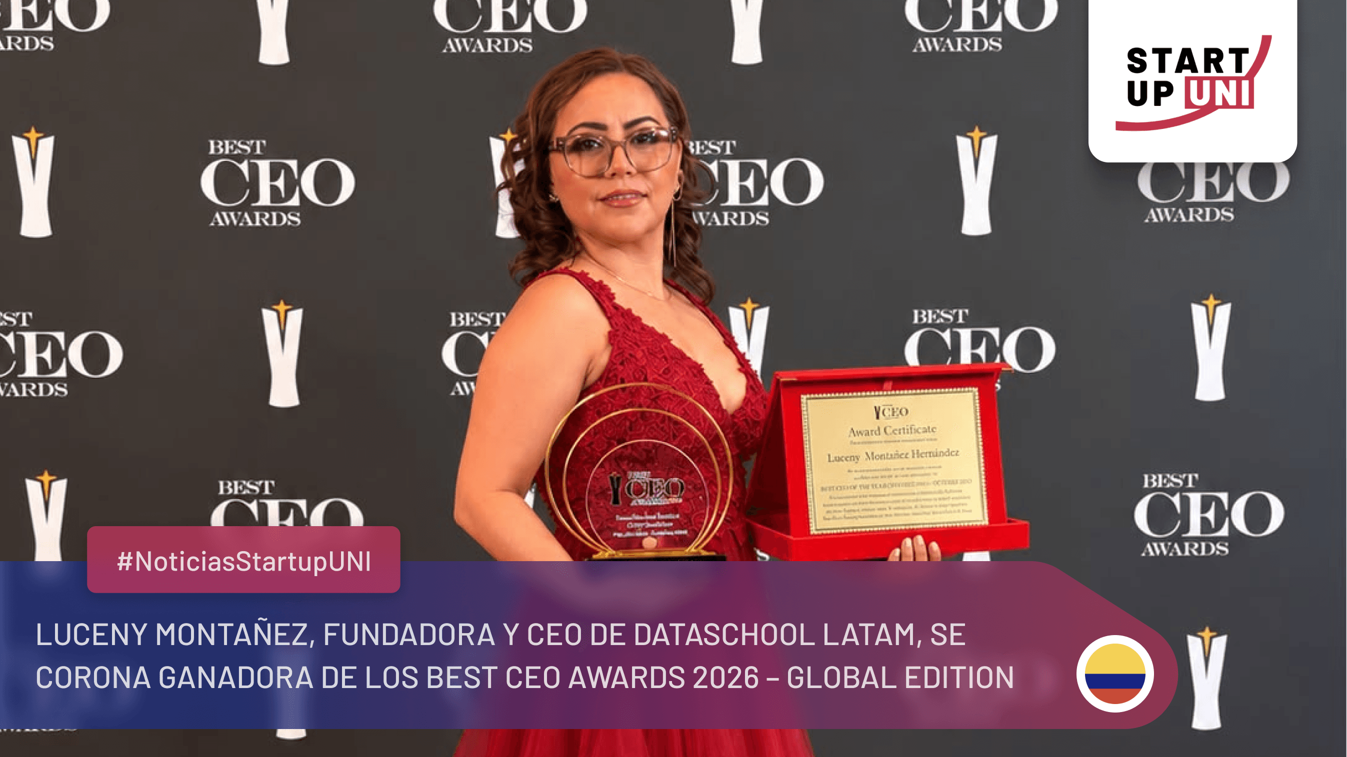 #NoticiasStartupUNI | DATASCHOOL LATAM gana en los Best CEO Awards 2026